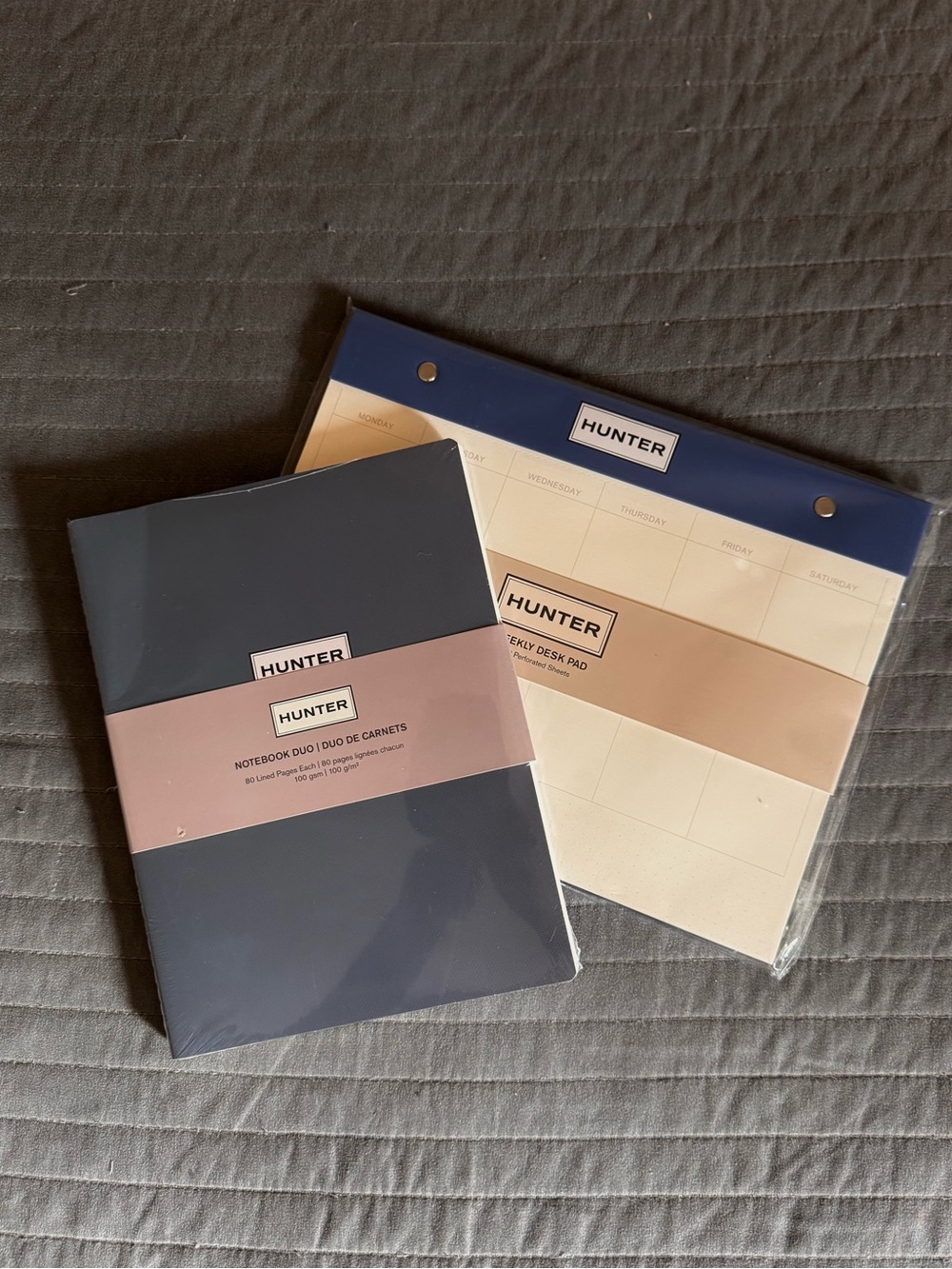 Hunter 2 pack Notebooks & Weekly Desk Pad